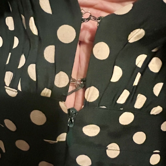 Trashy Diva 1940’s Dress Irish Polka Dot - Picture 5 of 6